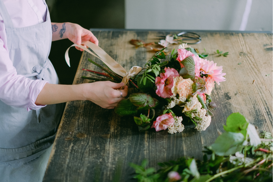 bloemstuk maken